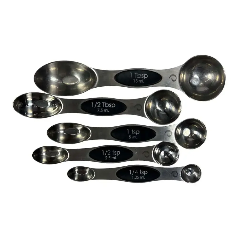RSVP International Endurance 10-Piece Stainless Steel Measuring Cup & Spoon Set